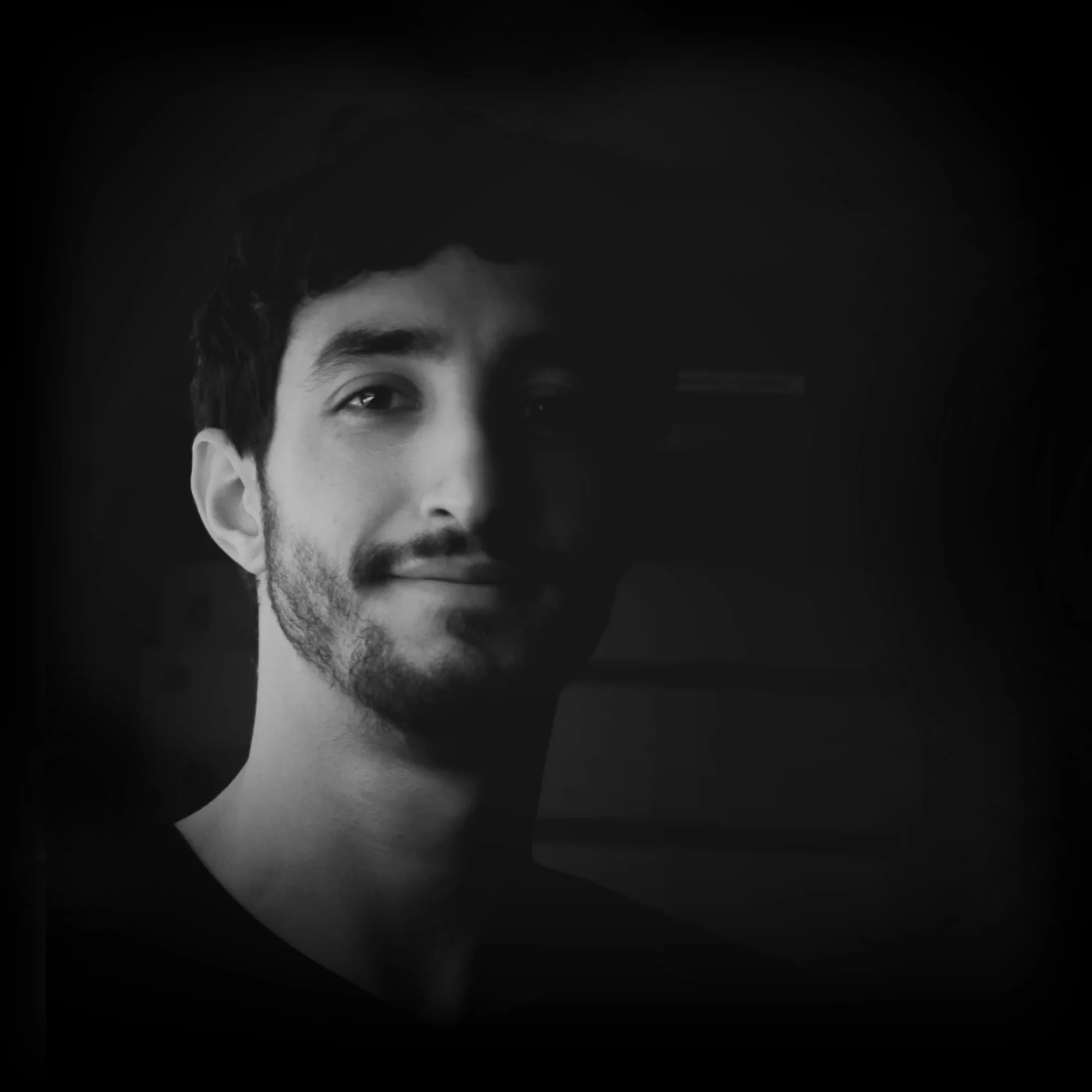Founder portrait, greyscale